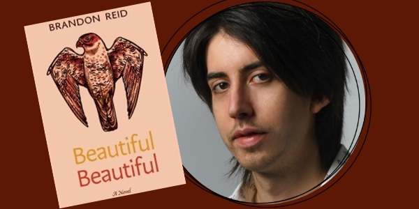 headshot of Brandon Reid beside book cover of Beautifu Beautiful