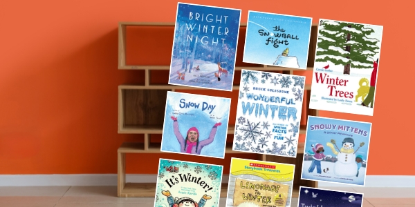 bookshelf with various book covers