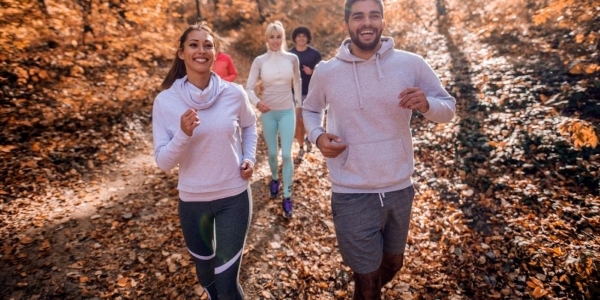 group of people walking
