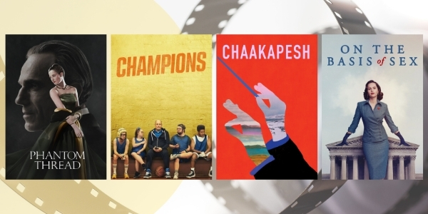 four movie posters of the films featured in September