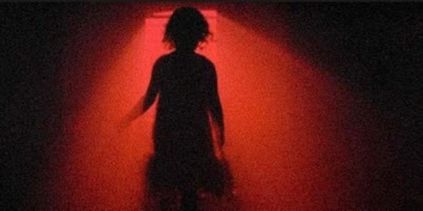 young person in silhouette, a movie clip from Moon Garden (2022) 