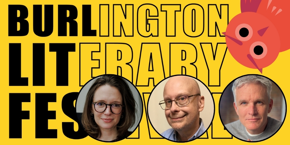 headshots of Jessica Slice, Robert J. Sawyer, and Rick Westhead