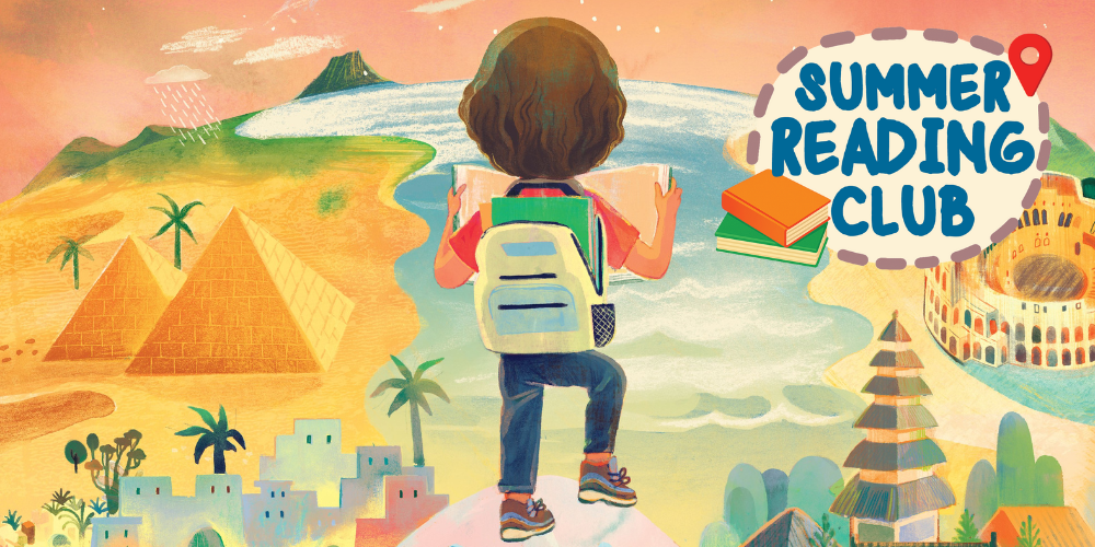 summer reading club decorative