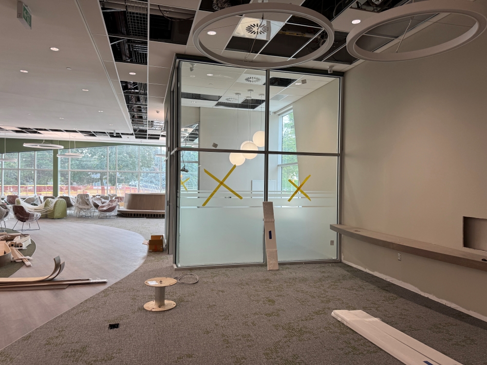 One of the bookable study rooms at New Appleby Branch.