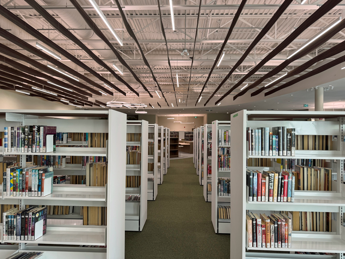 adult fiction area