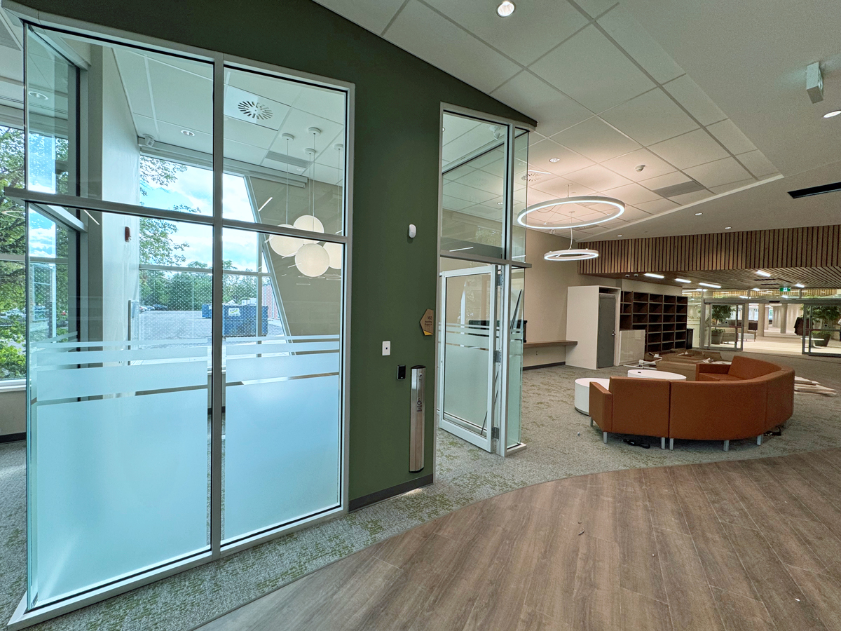 meeting room and magazine area