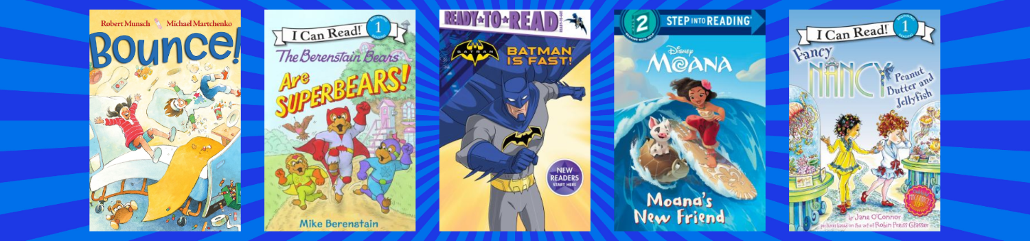 five early reader covers