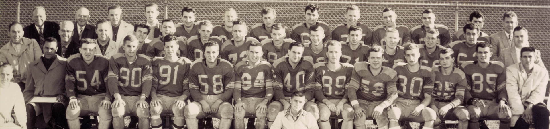 1958 Burlington Braves Football Club team photo